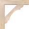 Ekena Millwork Olympic Block Smooth Bracket w/ Offset Brace, Douglas Fir, 7 1/2"W x 36"D x 36"H BKT0806X36X36OLY05SDF - alternate 3